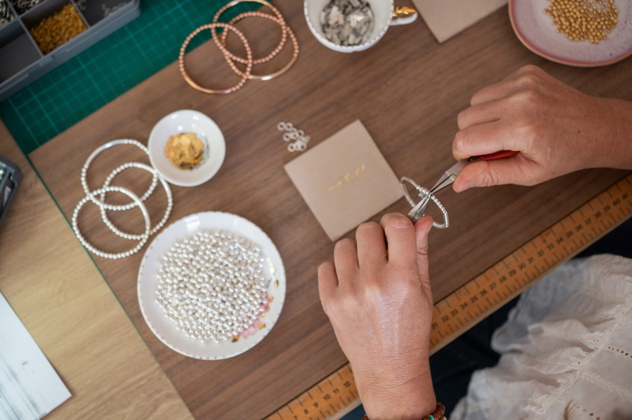 jewellery making essentials, tools and storage
