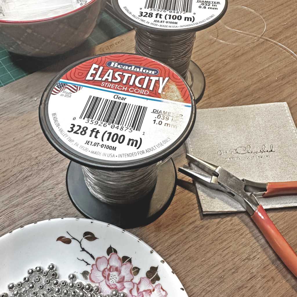 Beadalon RePEat Cordino Per Gioielli 1,5mm 5m Colore Sabbia - 100% Plastica Riciclata Da Bottiglie