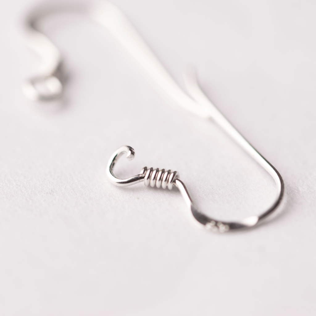 open fish hook earrings