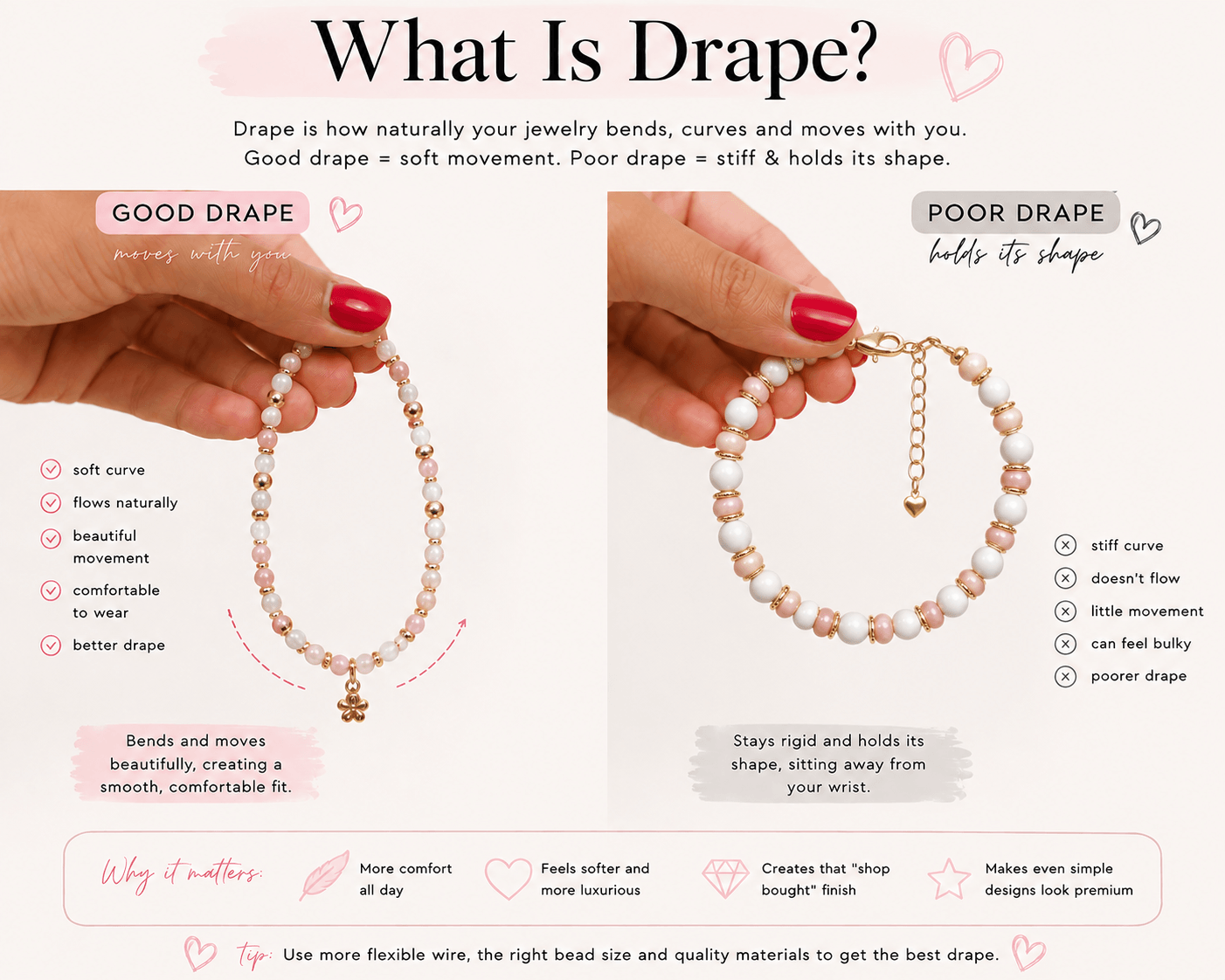 What Is ‘Drape’ in Jewelry Making?